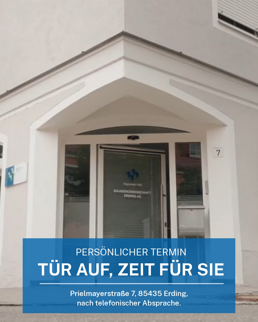 Tür auf, Zeit für Sie · Variante 2