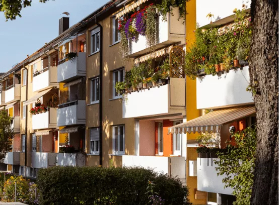Wohnungsangebot – Bildmotiv der Baugenossenschaft Erding